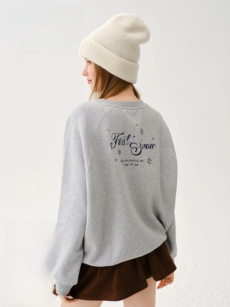 Moonmoi Casual Cotton Hoodie Ladies Faion Ba Letter Floing Picture Full Cotton Loop Leisure Sweatirt Korean Sle
Moonmoi Casual Cotton Hoodie Ladies Faion Ba Letter Floing Picture Full Cotton Loop Leisure Sweatirt Korean Sle