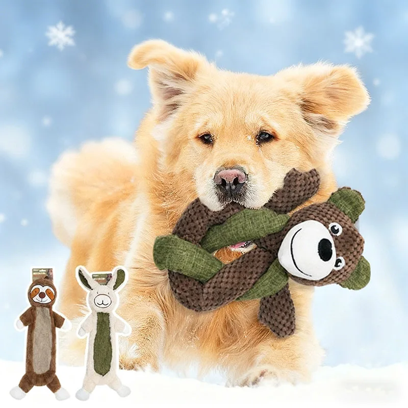 Funny Medium Large Dog Chewing Toy Durable Squeaky Protect Furniture Tug-of-war Game Interactive Pet Plush Toy Juguete Perro
Funny Medium Large Dog Chewing Toy Durable Squeaky Protect Furniture Tug-of-war Game Interactive Pet Plush Toy Juguete Perro