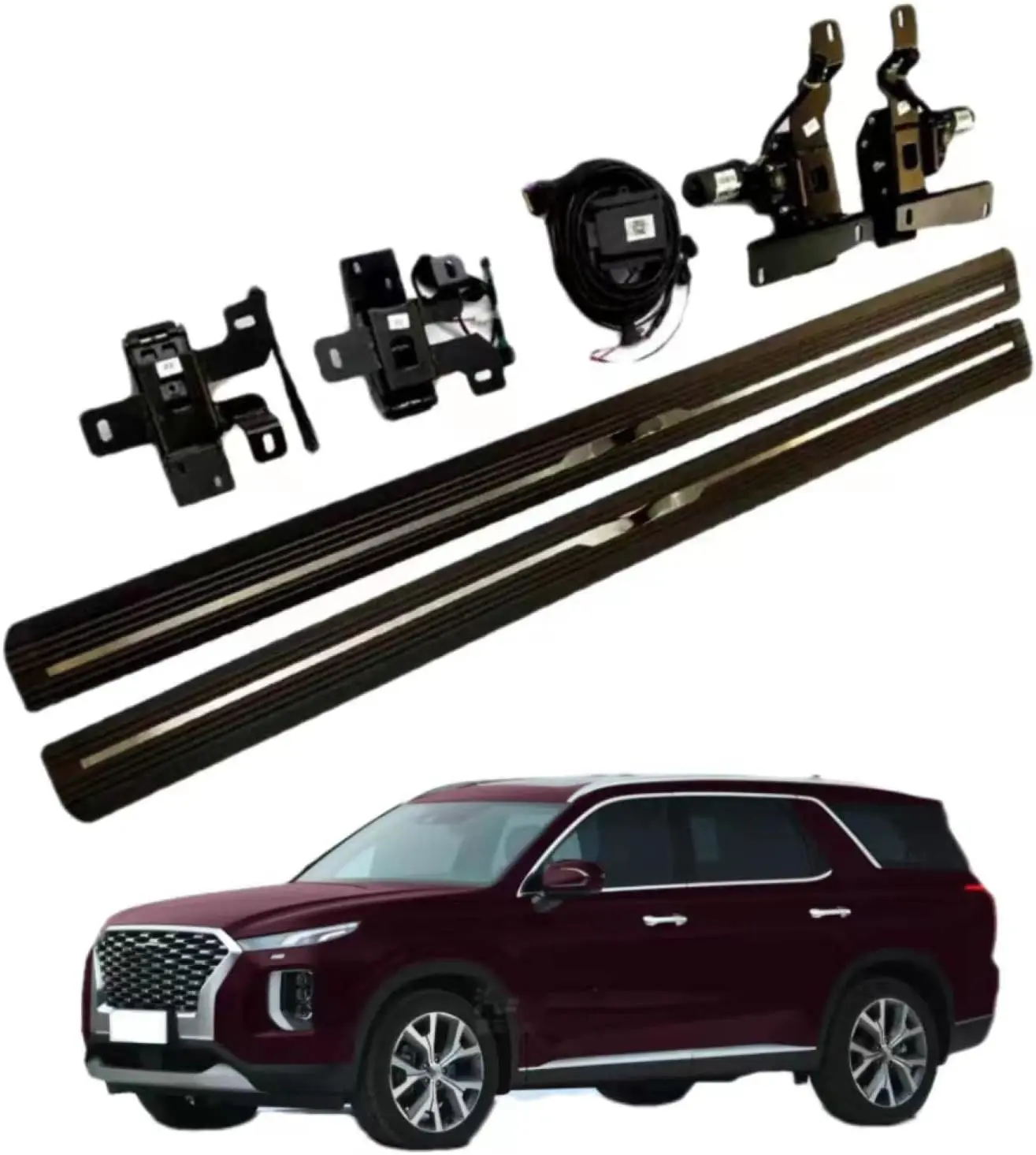 Deployed Running Board Fits for Hyundai Palisade 2019-2024 Electric Side Step
Deployed Running Board Fits for Hyundai Palisade 2019-2024 Electric Side Step