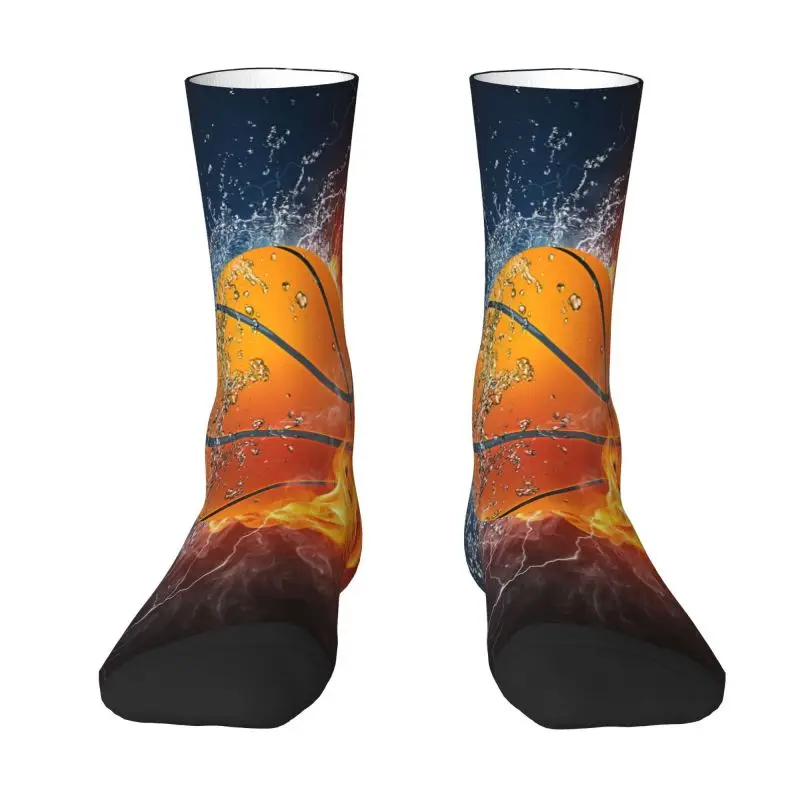 Basketball In Fire And Water Men's Crew Socks Unisex Fun 3D Printing Dress Socks 
Basketball In Fire And Water Men's Crew Socks Unisex Fun 3D Printing Dress Socks