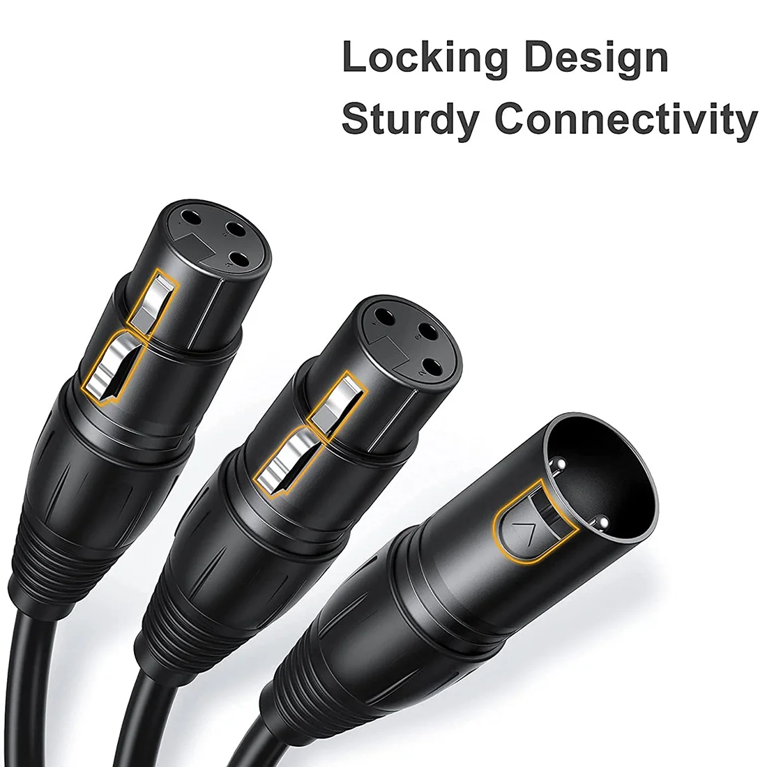 A64I XLR Y-Splitter Cable, XLR Male to Dual XLR Female Mic Combiner Y Cord Balanced Microphone Adaptor Patch Cable - 50cm
A64I XLR Y-Splitter Cable, XLR Male to Dual XLR Female Mic Combiner Y Cord Balanced Microphone Adaptor Patch Cable - 50cm