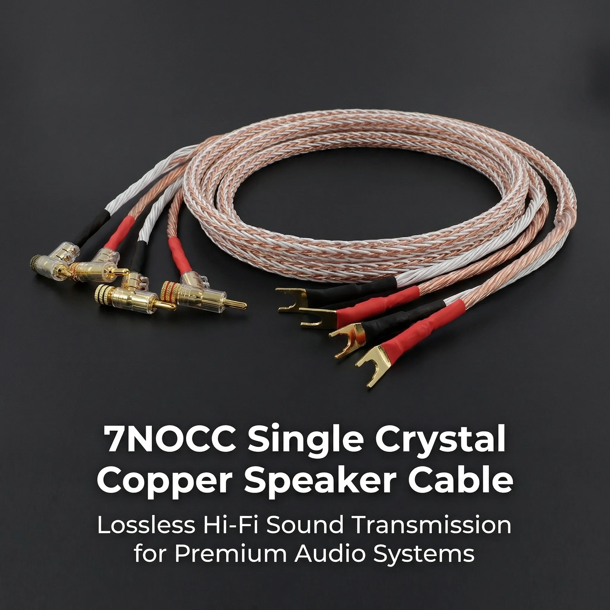 Aouyade High Quality Audio Hi-end DIY HIFI Gold Rhodium Plated Y shape to banana plug 8TC 16 core speaker cable Cord Wire
Aouyade High Quality Audio Hi-end DIY HIFI Gold Rhodium Plated Y shape to banana plug 8TC 16 core speaker cable Cord Wire
