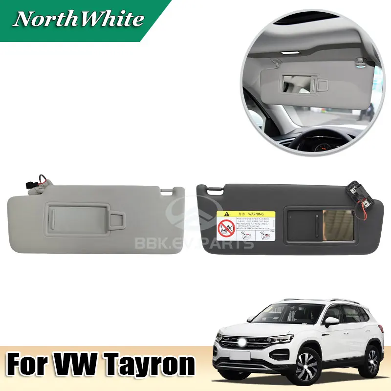 Black Grey Front Sun Visor Panel With Makeup Mirror For VW ID.4 Crozz Tayron Tiguan 5TD857551A 5TD857552C
Black Grey Front Sun Visor Panel With Makeup Mirror For VW ID.4 Crozz Tayron Tiguan 5TD857551A 5TD857552C