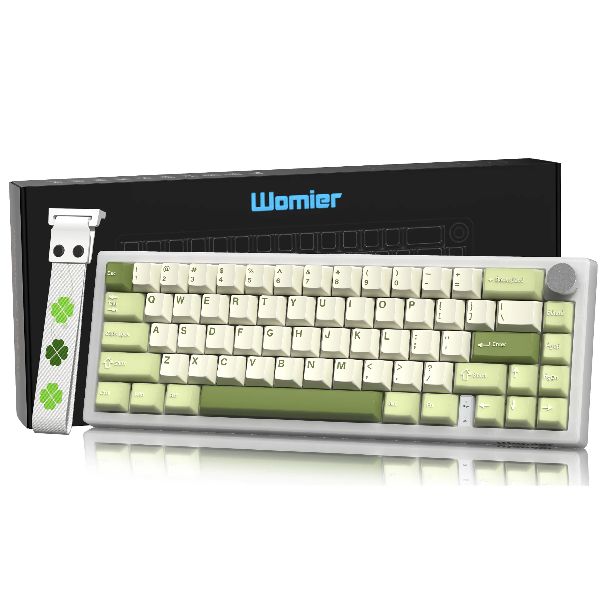 Клавиатура Womier V-K66 PRO, зеленая механическая игровая клавиатура QMK, ручка, ремешок, прокладка, проводная клавиатура со светодиодной подсветкой и возможностью горячей замены
Клавиатура Womier V-K66 PRO, зеленая механическая игровая клавиатура QMK, ручка, ремешок, прокладка, проводная клавиатура со светодиодной подсветкой и возможностью горячей замены