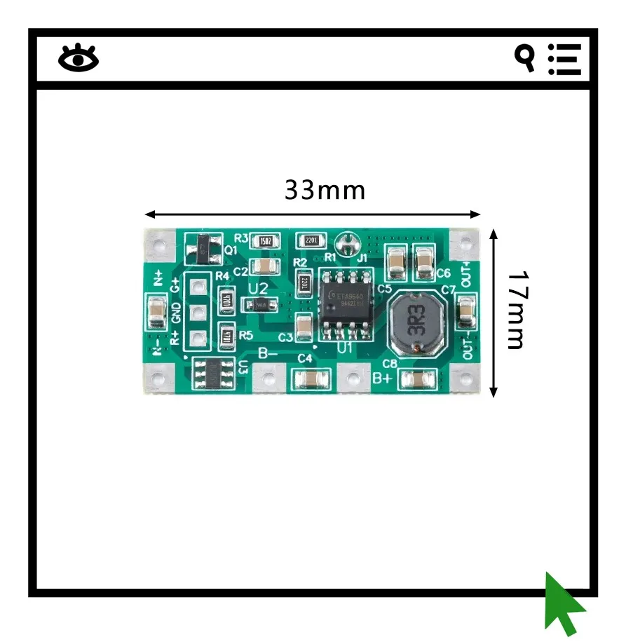 2PCS 3.7V polymer 18650 lithium battery 5V1A UPS uninterruptible module reverse connection protection routing monitorin
2PCS 3.7V polymer 18650 lithium battery 5V1A UPS uninterruptible module reverse connection protection routing monitorin