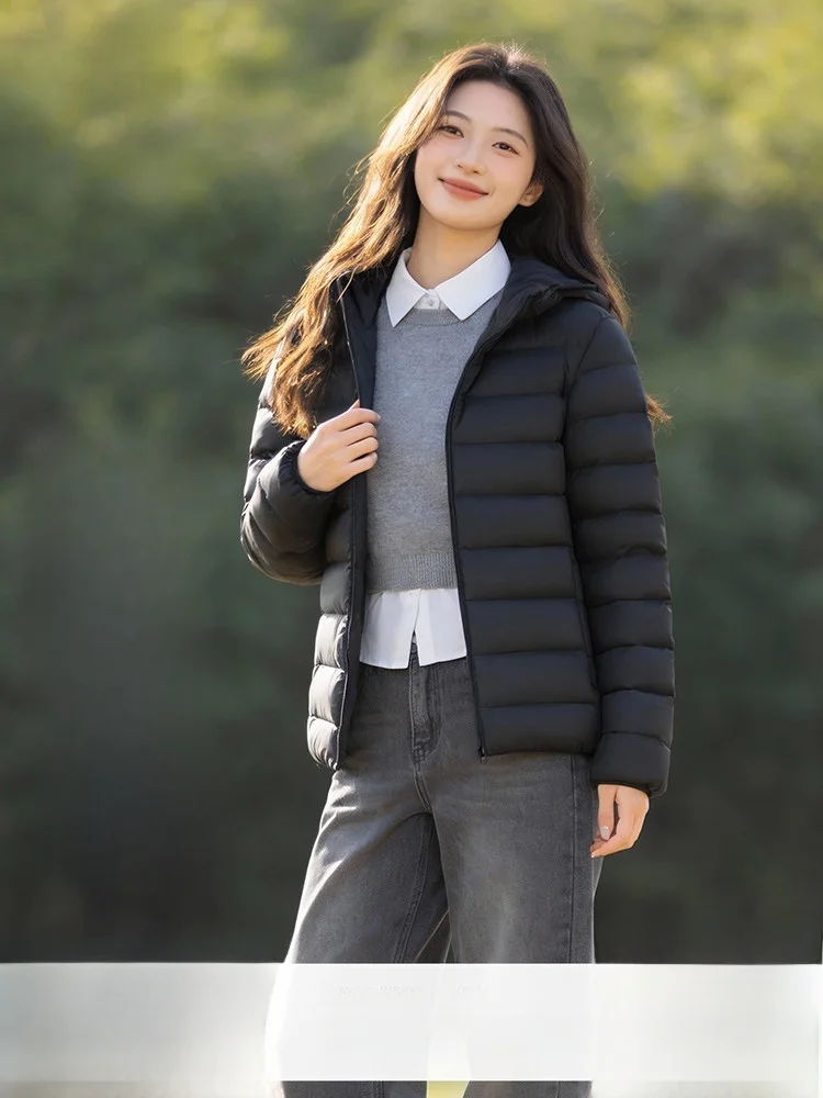 Lightweight Short Padded Jacket Women's Spring Autumn Winter Hooded Duck down Coat Stylish Warm Casual Commute City Travel
Lightweight Short Padded Jacket Women's Spring Autumn Winter Hooded Duck down Coat Stylish Warm Casual Commute City Travel