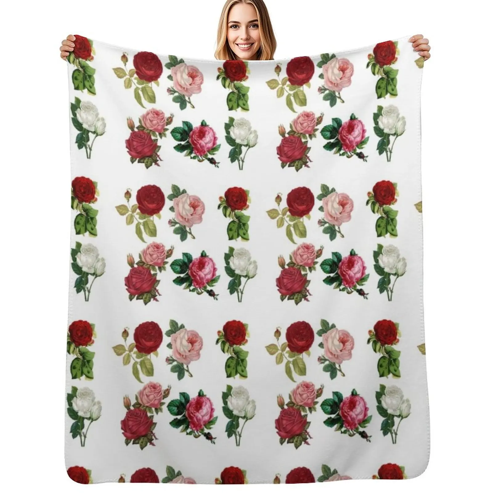Rose Throw Blanket Breathable Lightweight Blanket for Adults Kids
Rose Throw Blanket Breathable Lightweight Blanket for Adults Kids