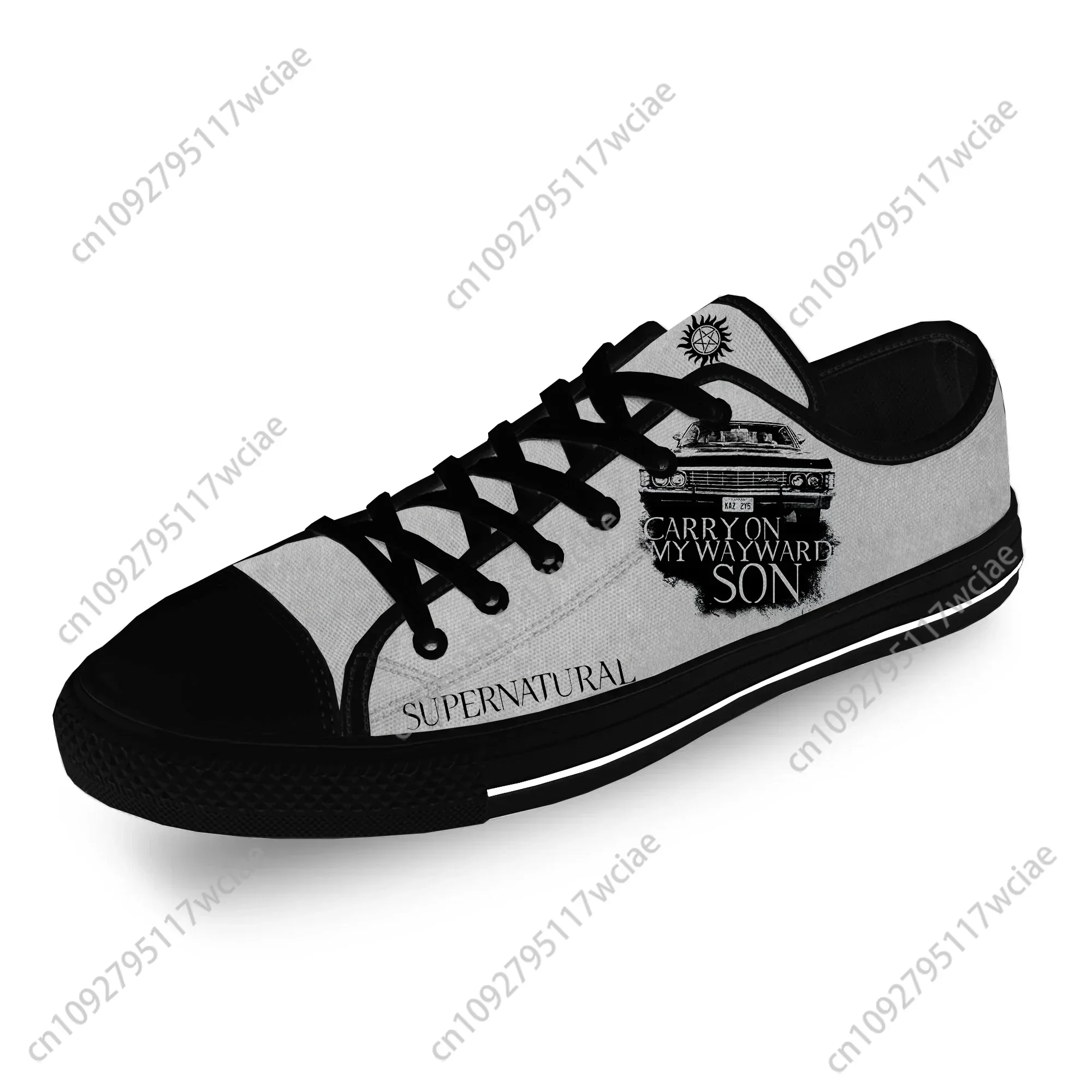 Carry on My Wayward Son Supernatural крутая повседневная тканевая обувь с 3D принтом, низкие парусиновые туфли для мужчин и женщин, легкие дышащие кроссовки
Carry on My Wayward Son Supernatural крутая повседневная тканевая обувь с 3D принтом, низкие парусиновые туфли для мужчин и женщин, легкие дышащие кроссовки