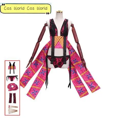 Season 2 Anime Demon Slayer Kimetsu No Yaiba Daki Cosplay Costume Headwear Sexy Uniform Girls Women Halloween Clothes
Season 2 Anime Demon Slayer Kimetsu No Yaiba Daki Cosplay Costume Headwear Sexy Uniform Girls Women Halloween Clothes