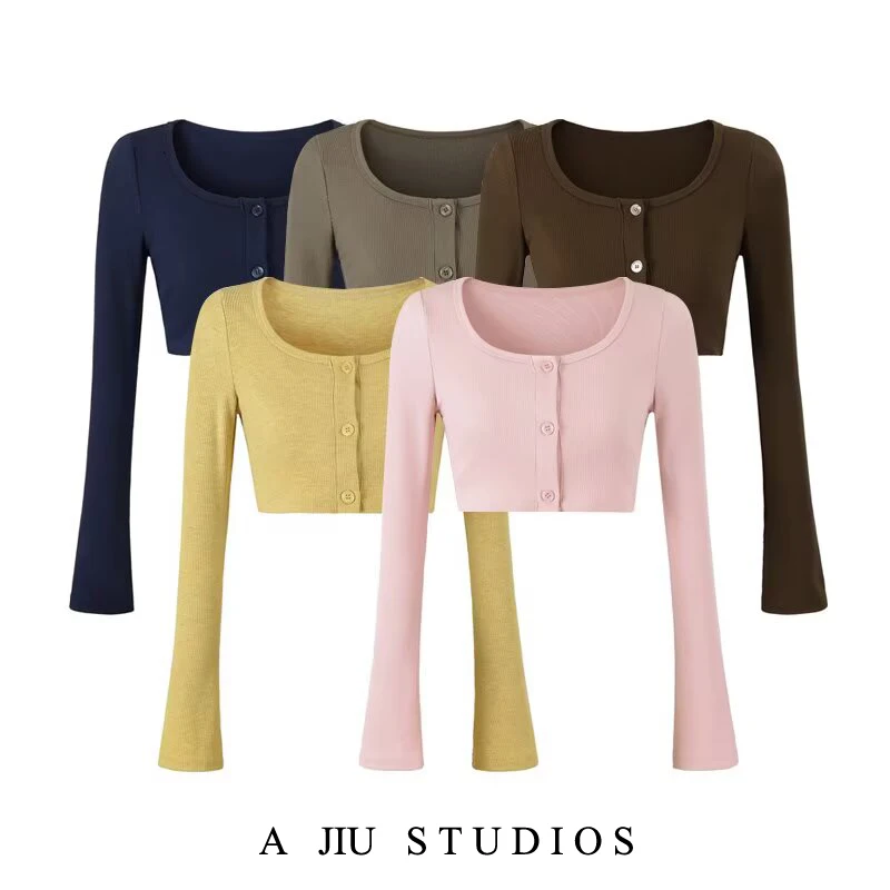 Casual Style Pure Desire Short Sleeveless Button up Long Sleeve round Neck Slim Fit Cardigan Women's Outerwear Versatile Laye...
Casual Style Pure Desire Short Sleeveless Button up Long Sleeve round Neck Slim Fit Cardigan Women's Outerwear Versatile Laye...