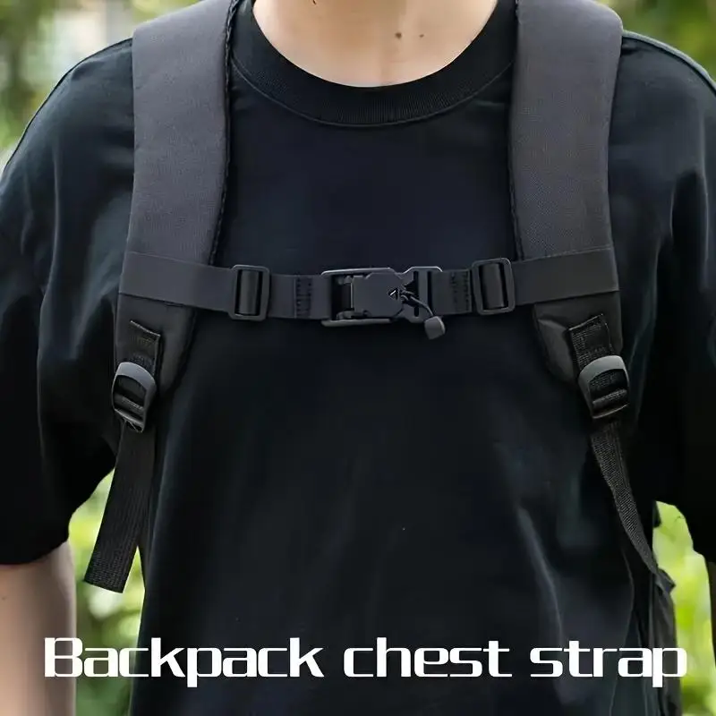 Nylon Tactical Backpack Chest Harness Strap Adjustable Dual Release Buckle Outdoor Camping Webbing Sternum Bag Strap
Nylon Tactical Backpack Chest Harness Strap Adjustable Dual Release Buckle Outdoor Camping Webbing Sternum Bag Strap