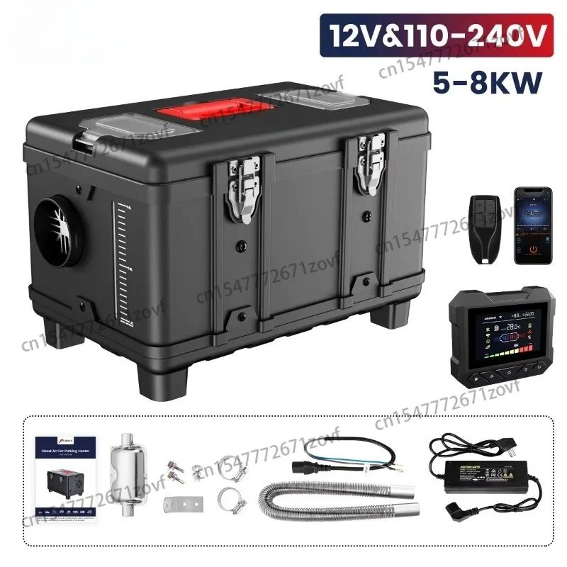 Portable 8kW Auxiliary Heater, 110-220V AC and 12/24V DC, Altitude Mode Support, 0.1-0 35L/hr
Portable 8kW Auxiliary Heater, 110-220V AC and 12/24V DC, Altitude Mode Support, 0.1-0 35L/hr
