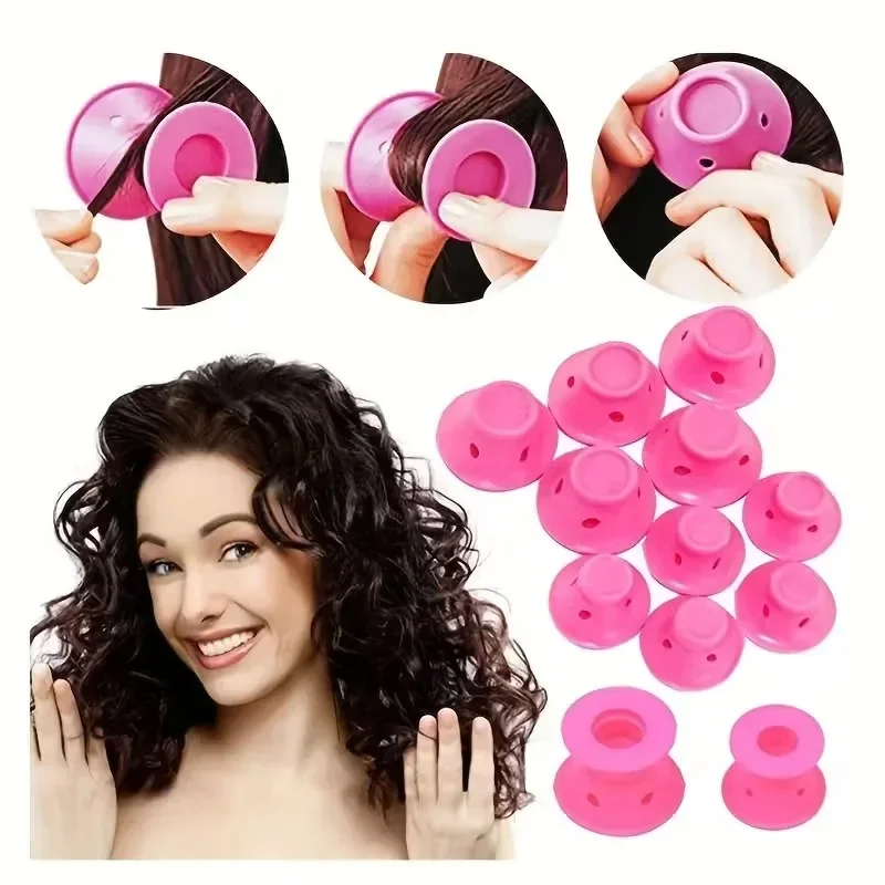 10pcs No Heat Hair Curler Mushroom Roll Set - Manual Perm Styling Tool for All Hair Types, Heatless Curling Rods for Women
10pcs No Heat Hair Curler Mushroom Roll Set - Manual Perm Styling Tool for All Hair Types, Heatless Curling Rods for Women