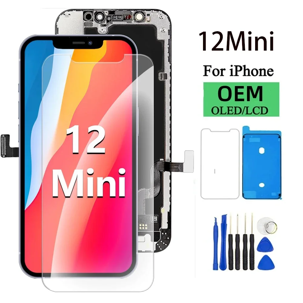 incell Pantalla for iphone 12mini LCD Display Touch Screen Digitizer Assembly for iPhone 12mini LCD Replacement 3D Touch True
incell Pantalla for iphone 12mini LCD Display Touch Screen Digitizer Assembly for iPhone 12mini LCD Replacement 3D Touch True