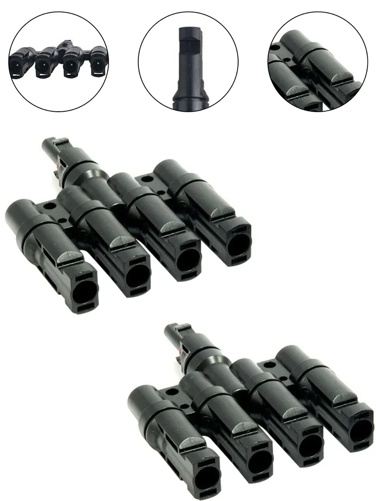 Solar Panel Cable 1 Pair 4 to 1 T Branch Connector Fuse Holder Splitter Coupler for PV Module Connection Outdoor Use
Solar Panel Cable 1 Pair 4 to 1 T Branch Connector Fuse Holder Splitter Coupler for PV Module Connection Outdoor Use