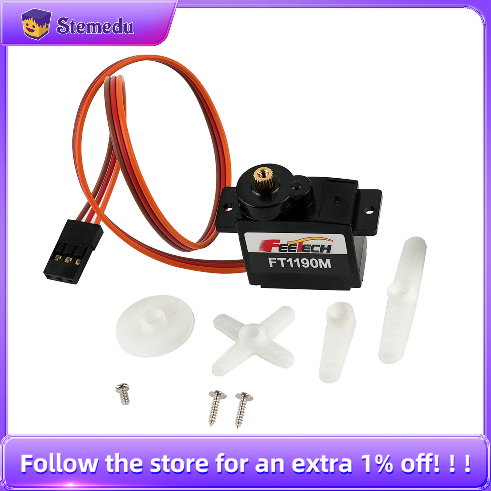 Metal Gear Micro 9g 3.5KG Digital Coreless Servo Motor 200 Degree Servo For For Micro Bit RC Helicopter RC Education Robotic Kit
Metal Gear Micro 9g 3.5KG Digital Coreless Servo Motor 200 Degree Servo For For Micro Bit RC Helicopter RC Education Robotic Kit
