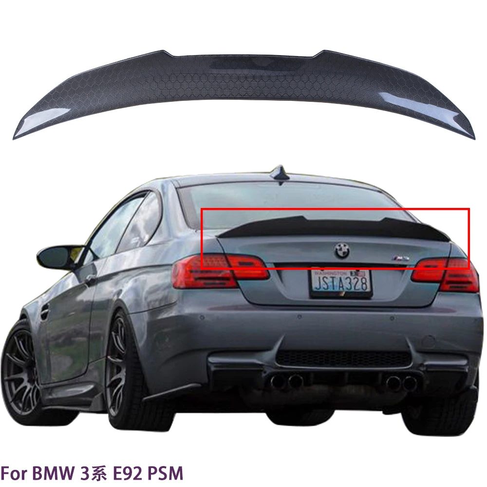 For BMW 3 Series E92 Coupe&E92 M3 PSM Style Honeycomb Carbon fiber Rear Spoiler Trunk wing 2005-2013
For BMW 3 Series E92 Coupe&E92 M3 PSM Style Honeycomb Carbon fiber Rear Spoiler Trunk wing 2005-2013