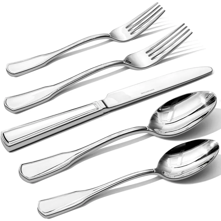 Набор столовых приборов из 60 предметов, 18 10, набор столовых приборов из нержавеющей стали для 12 столовых приборов, наборы столовых приборов для домашнего ресторана, зеркала
Набор столовых приборов из 60 предметов, 18 10, набор столовых приборов из нержавеющей стали для 12 столовых приборов, наборы столовых приборов для домашнего ресторана, зеркала