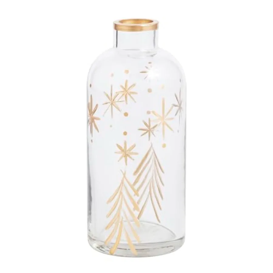 Christmas Tree Etched Snowflake Bud Vase
Christmas Tree Etched Snowflake Bud Vase