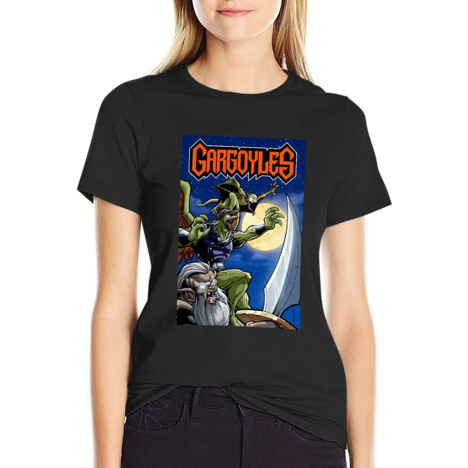 The Gargoyles Urban Fantasy Animation T-Shirt sweat new edition blacks quick drying oversized workout shirts for Women
The Gargoyles Urban Fantasy Animation T-Shirt sweat new edition blacks quick drying oversized workout shirts for Women