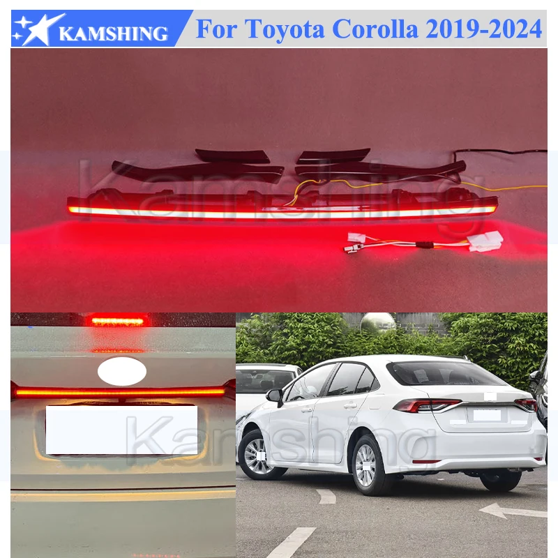 Kamshing LED Rear Bumper Tail Light Tail Lamp For Toyota Corolla 2019-2024 Taillight Taillamp Brake Warning Light
Kamshing LED Rear Bumper Tail Light Tail Lamp For Toyota Corolla 2019-2024 Taillight Taillamp Brake Warning Light