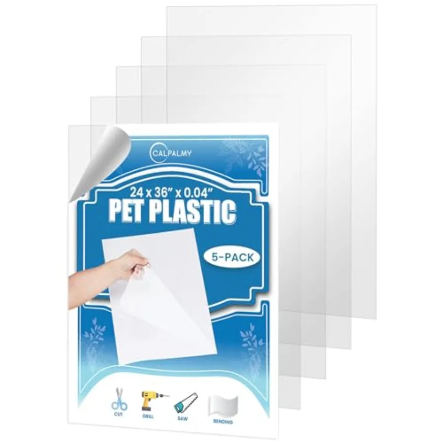 Packs of 24x6x0.04'' PET/Plexiglass Panels Unbreakable and Lightweight Substitute for Glasses Great Use for Sneeze Guard Greenh
Packs of 24x6x0.04'' PET/Plexiglass Panels Unbreakable and Lightweight Substitute for Glasses Great Use for Sneeze Guard Greenh