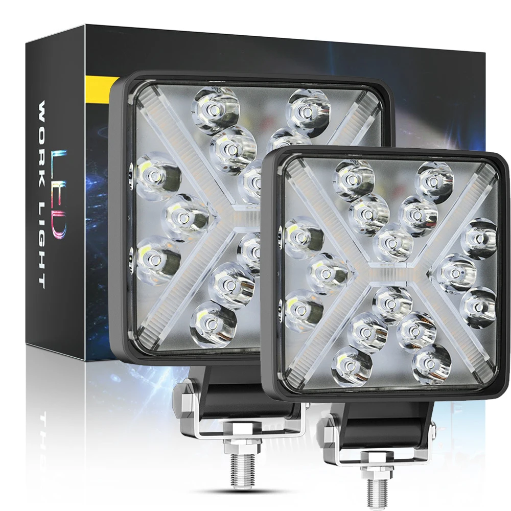 1pcs 4 Inch 48W 16LED Work Light For Off Road Vehicles Square Spot Bar Forklift Engineering Truck Daytime Running Lamp
1pcs 4 Inch 48W 16LED Work Light For Off Road Vehicles Square Spot Bar Forklift Engineering Truck Daytime Running Lamp