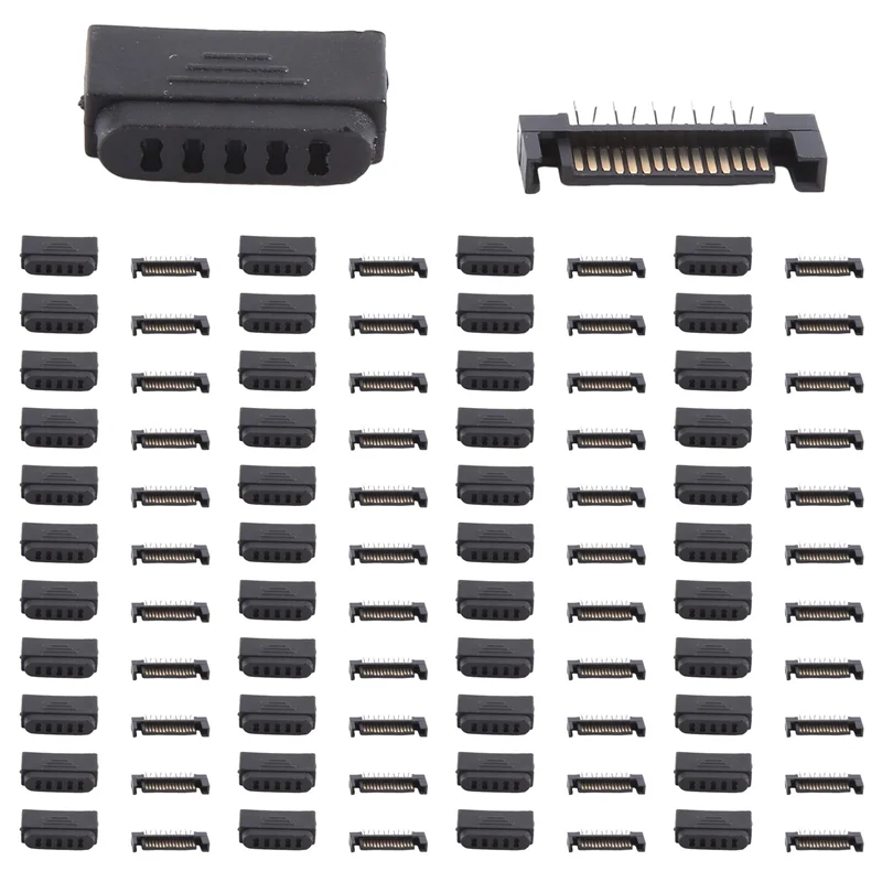 【Necessity】100Pair L29-Sata Plug 5 Holes SATA Male SATA Male Socket Serial Port 15P Power Connector Shell Plug And Shell
【Necessity】100Pair L29-Sata Plug 5 Holes SATA Male SATA Male Socket Serial Port 15P Power Connector Shell Plug And Shell