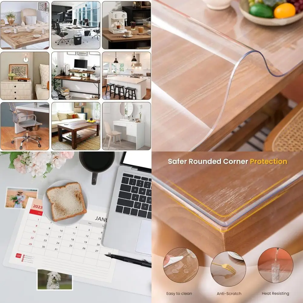 36x96 Inch 1.5mm Clear Plastic Table Cover Protector for Dining Rooms
36x96 Inch 1.5mm Clear Plastic Table Cover Protector for Dining Rooms