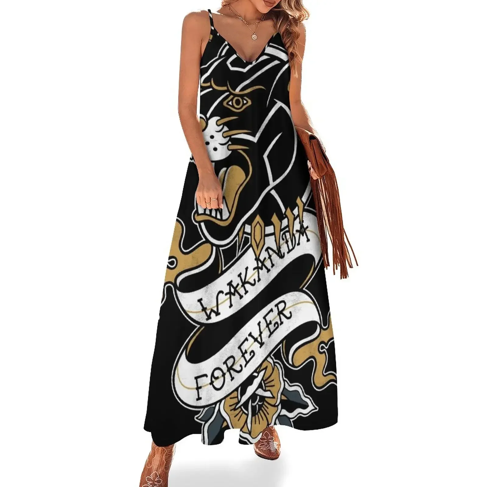 Wakanda Forever Sleeveless Dress dresses for womens dresses for womens 2024 Female dress Dress
Wakanda Forever Sleeveless Dress dresses for womens dresses for womens 2024 Female dress Dress