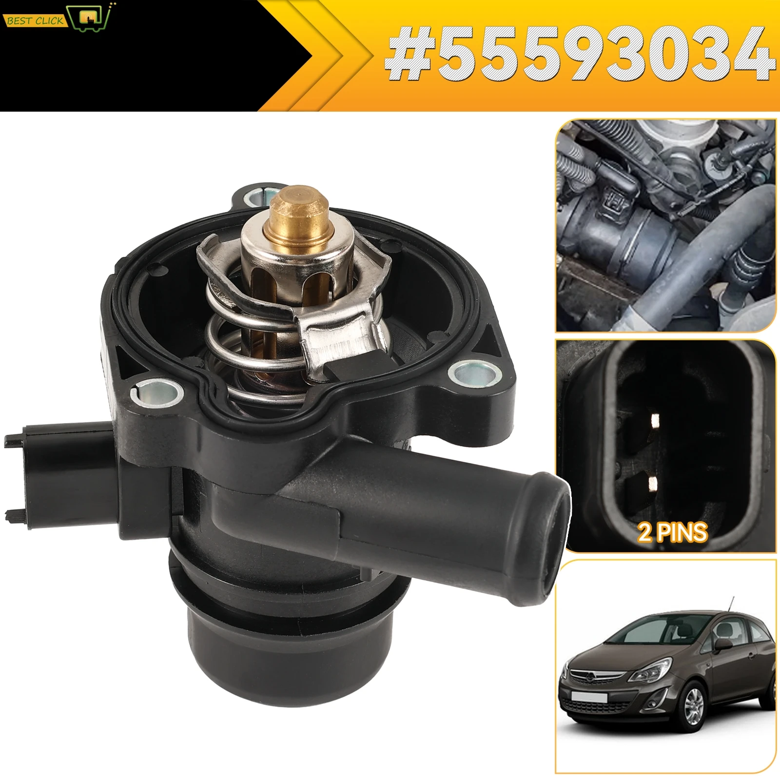 For Chevy Cruze Vauxhall Opel Buick Encore 1.4L Thermostat Housing Coolant Outlet Assembly 55565336 55579010
For Chevy Cruze Vauxhall Opel Buick Encore 1.4L Thermostat Housing Coolant Outlet Assembly 55565336 55579010