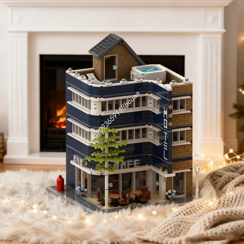 2840pcs MOC Modern Corner Hotel Modulared Model Building Blocks Toy Architecture DIY Creative Education Christmas Gift Kids
2840pcs MOC Modern Corner Hotel Modulared Model Building Blocks Toy Architecture DIY Creative Education Christmas Gift Kids