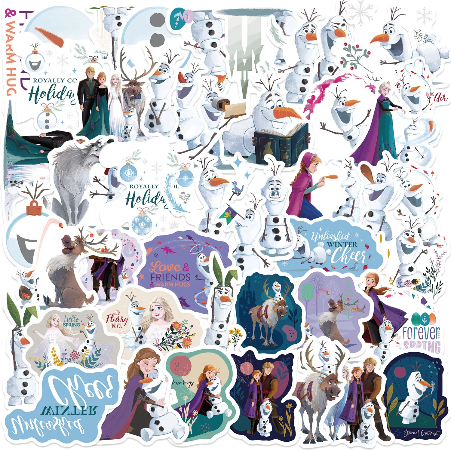 50 Disney Frozen Cartoon Snow Treasure Graffiti Stickers Phone Luggage Waterproof Stickers Girl's Gift
50 Disney Frozen Cartoon Snow Treasure Graffiti Stickers Phone Luggage Waterproof Stickers Girl's Gift