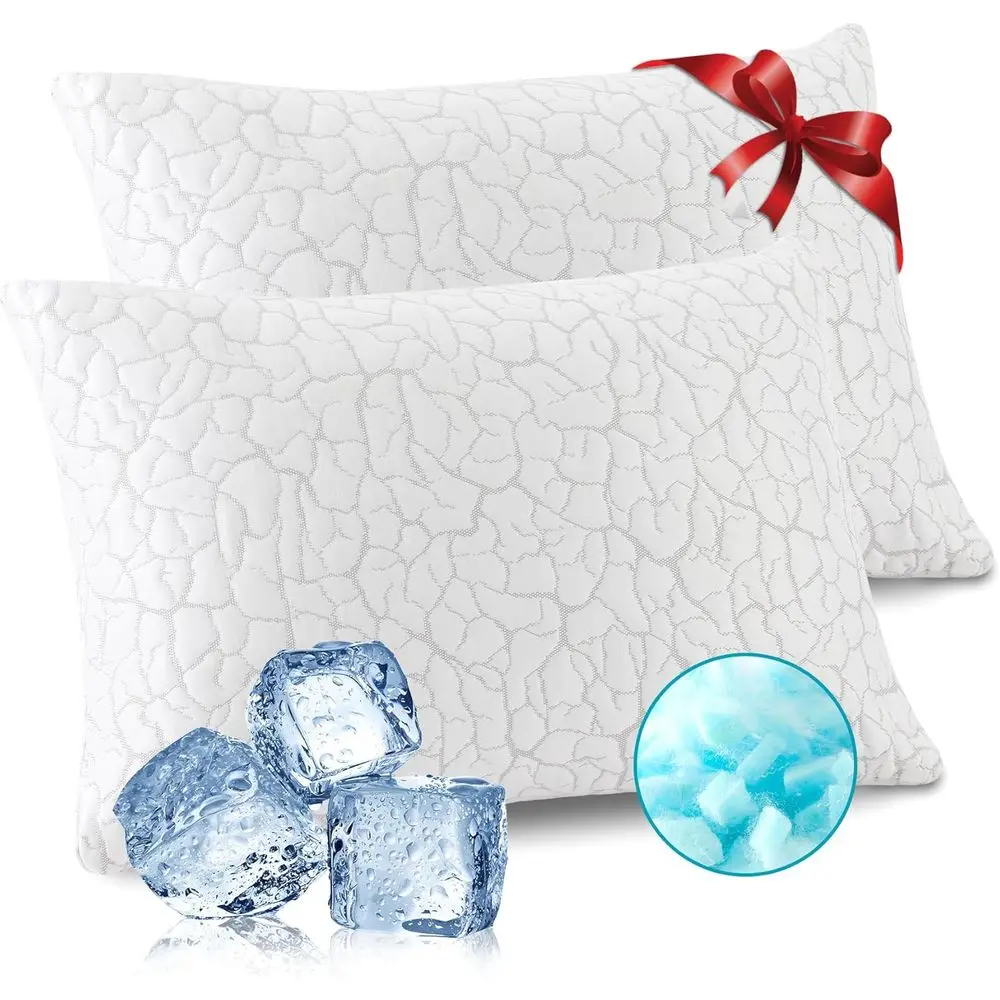 King Size Memory Foam Pillows for Side, Back, Stomach Sleepers - Adjustable, Cool and Washable Covers
King Size Memory Foam Pillows for Side, Back, Stomach Sleepers - Adjustable, Cool and Washable Covers