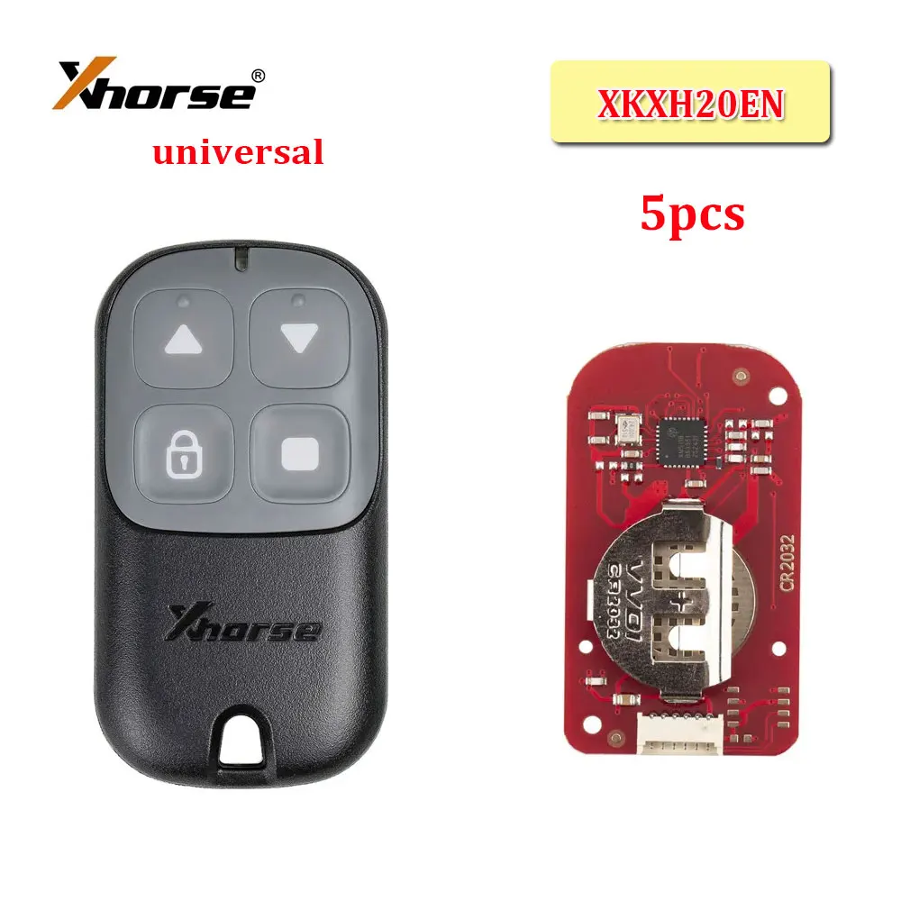 5 шт. XHORSE XKXH20EN проводной универсальный корпус дистанционного ключа 4 кнопки для VVDI Key Tool английская версия
5 шт. XHORSE XKXH20EN проводной универсальный корпус дистанционного ключа 4 кнопки для VVDI Key Tool английская версия