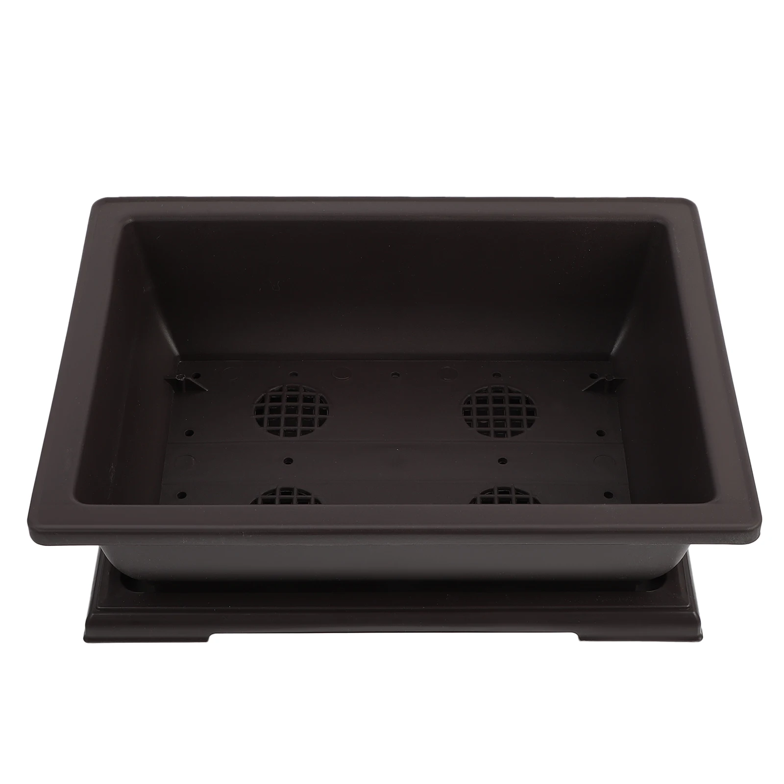 Plastic Flower Pot Durable Garden Supplies Small Planter Black Drainage Office Succulent Plant Pot Use
Plastic Flower Pot Durable Garden Supplies Small Planter Black Drainage Office Succulent Plant Pot Use