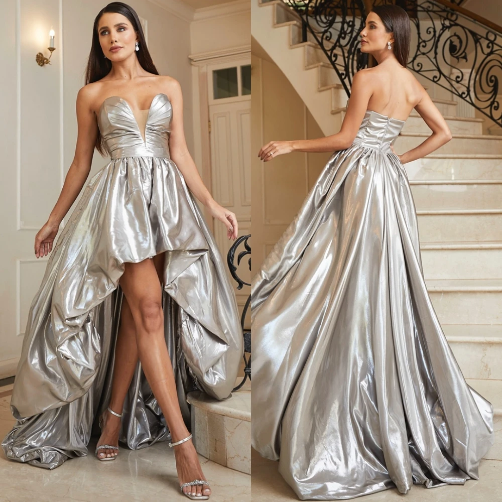 Customized Sexy Sweetheart Satin Evening Dress Exquisite Sleeveless Prom Dresses High Quality Sweep Train Special Occasion Gowns
Customized Sexy Sweetheart Satin Evening Dress Exquisite Sleeveless Prom Dresses High Quality Sweep Train Special Occasion Gowns