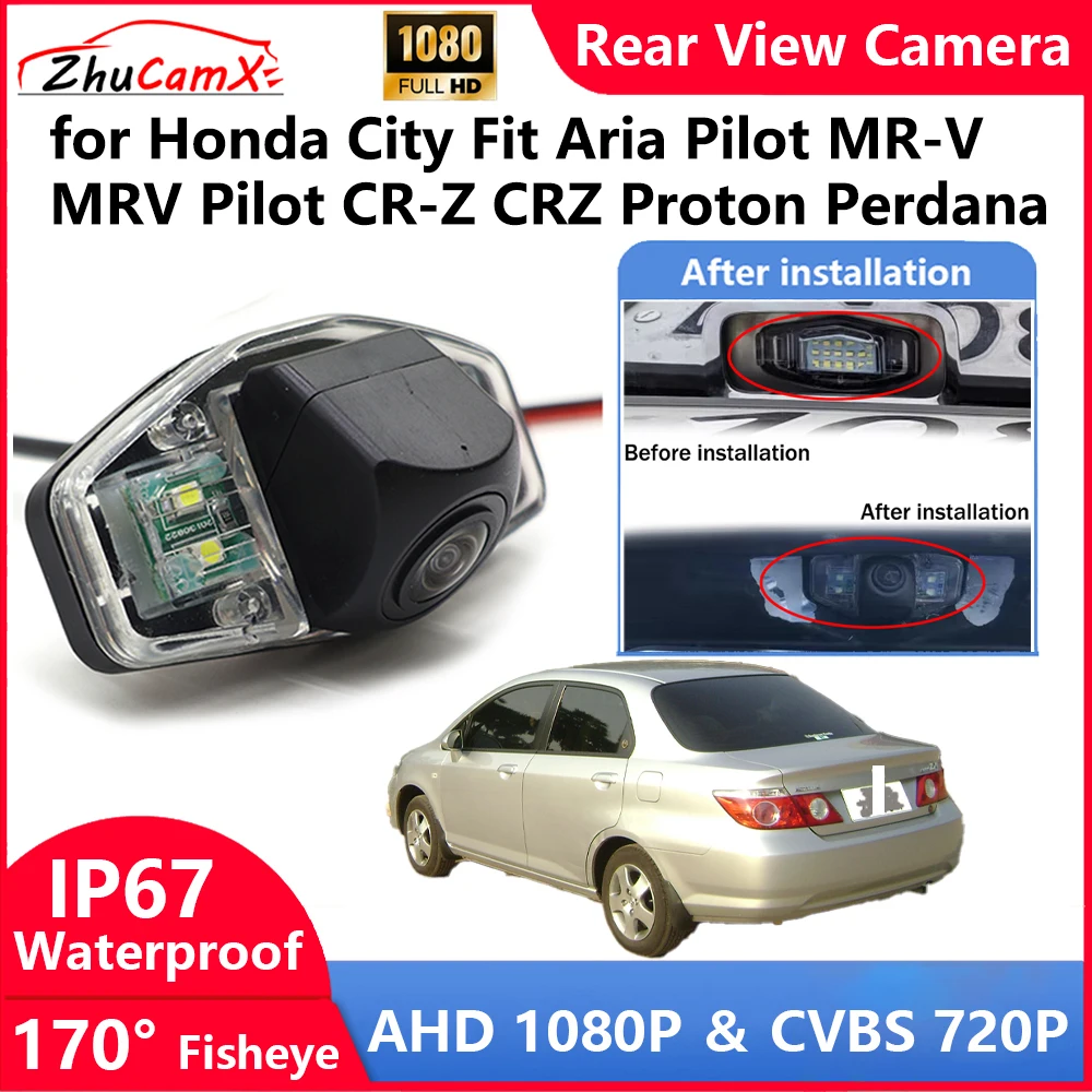 ZhuCamX for Honda City Fit Aria Pilot MR-V MRV Pilot CR-Z CRZ Proton Perdana Backup Parking Reverse Rear view Camera AHD 1080P
ZhuCamX for Honda City Fit Aria Pilot MR-V MRV Pilot CR-Z CRZ Proton Perdana Backup Parking Reverse Rear view Camera AHD 1080P