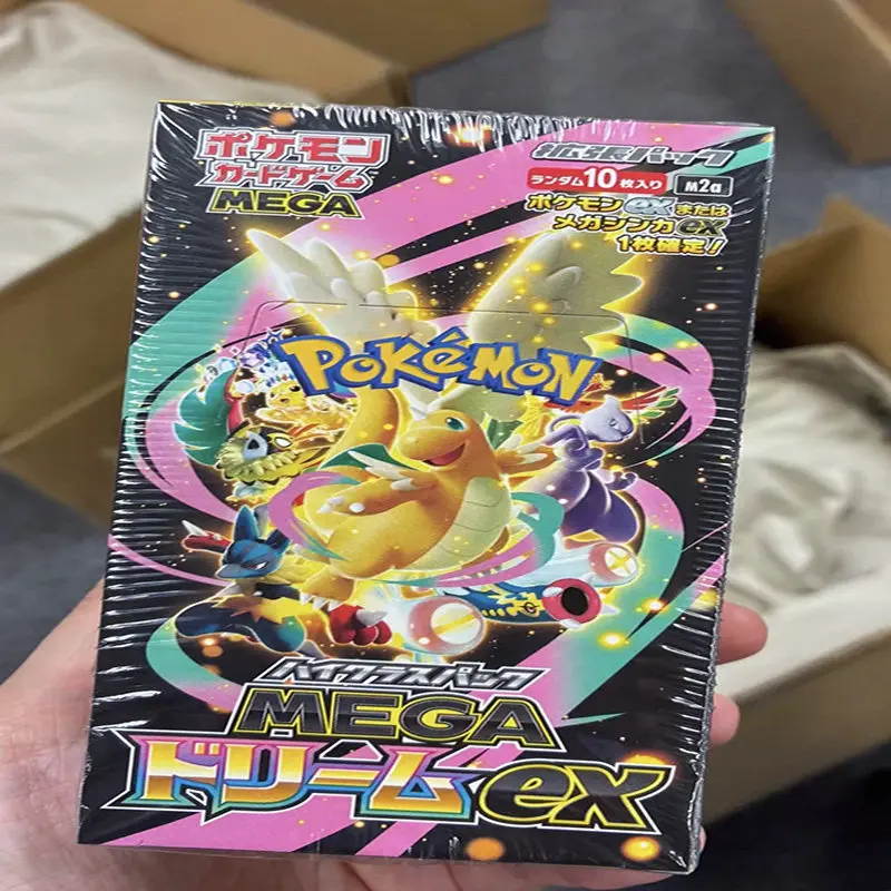 Коллекционная карта Pokémon Series Super Dream M2a Gold Blind Box Ex, оригинальная коллекционная карта PTCG, коробка-сюрприз с эффектом 3D
Коллекционная карта Pokémon Series Super Dream M2a Gold Blind Box Ex, оригинальная коллекционная карта PTCG, коробка-сюрприз с эффектом 3D