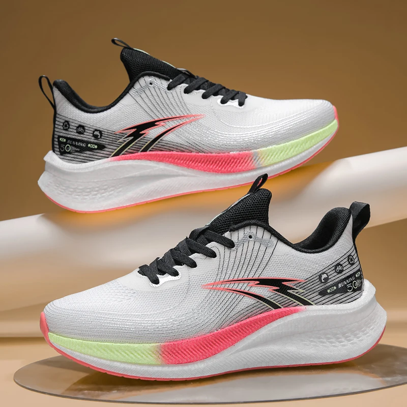 Men Gym Workout Sneakers Rotating Buckle Breathable Mesh Waterproof Outdoor Road Casual Running Shoes
Men Gym Workout Sneakers Rotating Buckle Breathable Mesh Waterproof Outdoor Road Casual Running Shoes