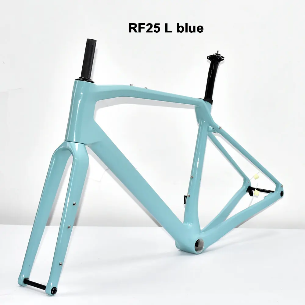 2025 Carbon Frame Gravel Bicycle with Internal Full Hidden Cable, Cyclocross Racing Disc Brake Bike
2025 Carbon Frame Gravel Bicycle with Internal Full Hidden Cable, Cyclocross Racing Disc Brake Bike