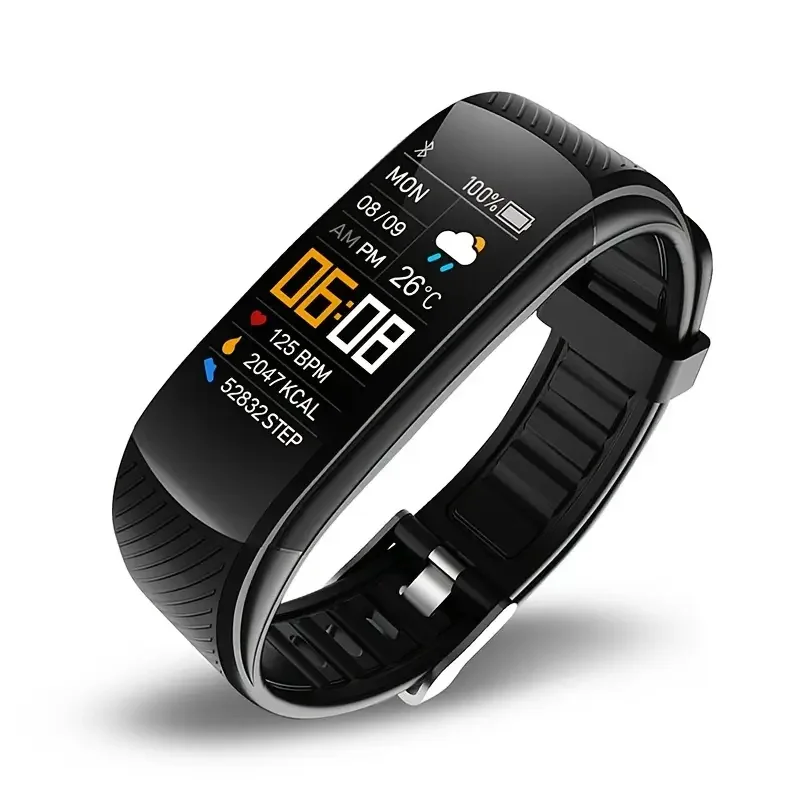 NEWTAG Sports Heart Rate Bracelet With HD Color Screen, USB Charging Waterproof Counting Bracelet, Intelligent Sleep Monitoring,
NEWTAG Sports Heart Rate Bracelet With HD Color Screen, USB Charging Waterproof Counting Bracelet, Intelligent Sleep Monitoring,
