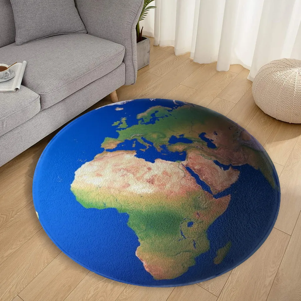 Earth Area Rug Circular Carpet Rug for Living Room Bedroom Sofa Doormat Decor Game Non-slip Floor Mat
Earth Area Rug Circular Carpet Rug for Living Room Bedroom Sofa Doormat Decor Game Non-slip Floor Mat