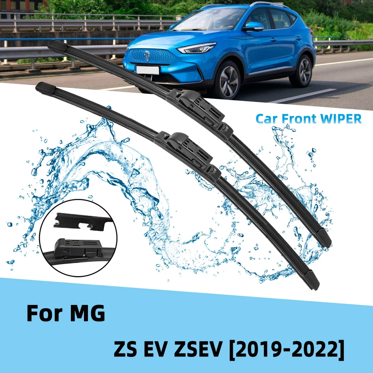 Front Wiper Accessorie Double Rubber Car Wipers for MG ZS EV ZSEV 2019-2022 Wipers Brushes New Upgraded 2022 2021 2019 2020
Front Wiper Accessorie Double Rubber Car Wipers for MG ZS EV ZSEV 2019-2022 Wipers Brushes New Upgraded 2022 2021 2019 2020