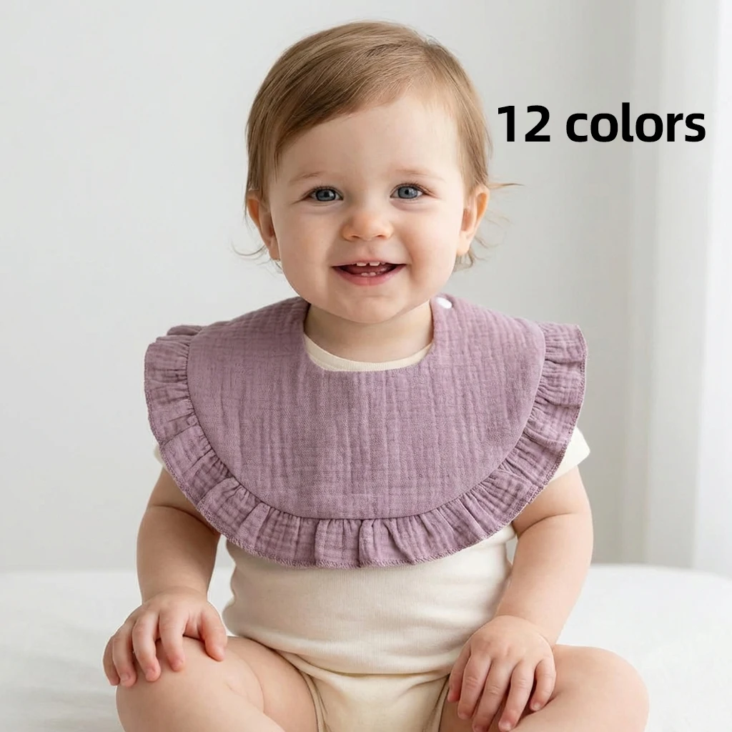 Candy-Colored Gauze Lace Baby Bib INS Style Drool Cloth Infant Saliva Towel Children's Products New Arrival
Candy-Colored Gauze Lace Baby Bib INS Style Drool Cloth Infant Saliva Towel Children's Products New Arrival