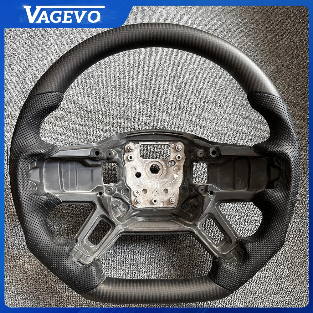 Matte Carbon Fiber Steering Wheel For Land Rover Defender Flat Bottom Perforated Grip Car Interior Modification Accessories
Matte Carbon Fiber Steering Wheel For Land Rover Defender Flat Bottom Perforated Grip Car Interior Modification Accessories