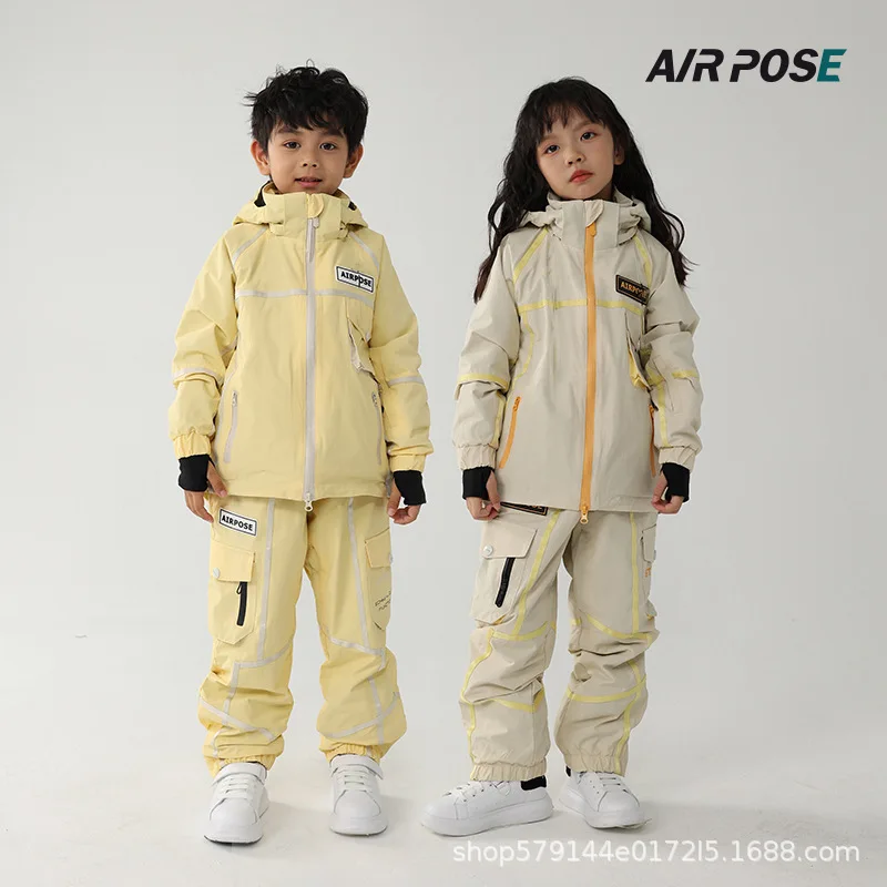 AIRPOSEChildren Ski Suits Sets, Windproof, Waterproof, Snowboarding Sets, Outdoor Sports, Skiing, Snow Jacket and Pants, Girls a
AIRPOSEChildren Ski Suits Sets, Windproof, Waterproof, Snowboarding Sets, Outdoor Sports, Skiing, Snow Jacket and Pants, Girls a