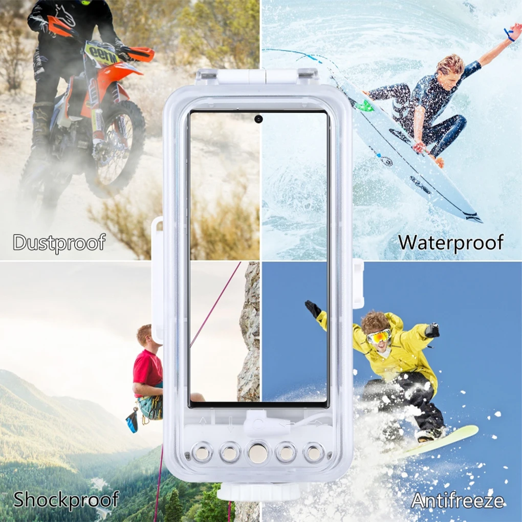 Underwater Case Waterproof Diving Protective Cover Housing Photo Taking
Underwater Case Waterproof Diving Protective Cover Housing Photo Taking