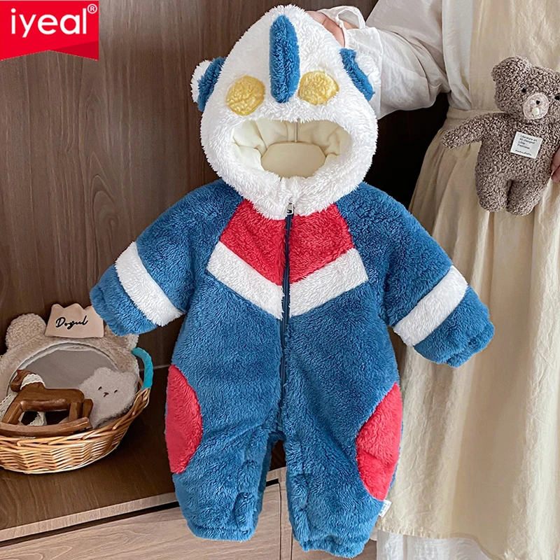 IYEAL Baby One-Piece Romper Newborn Baby Boys and Girls Cartoon Hooded Onesies to Keep Warm Children's Cotton Outerwear Clothing
IYEAL Baby One-Piece Romper Newborn Baby Boys and Girls Cartoon Hooded Onesies to Keep Warm Children's Cotton Outerwear Clothing