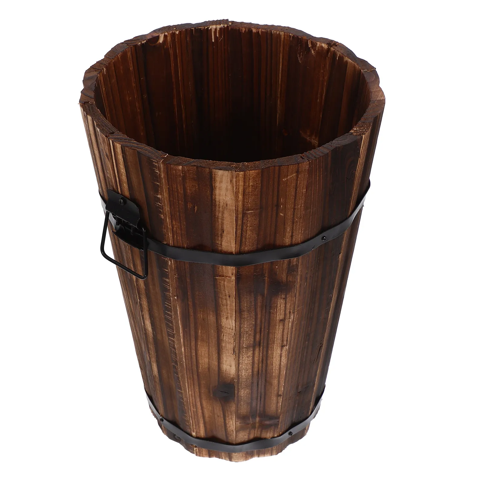 Farmhouse Wood Trash Can Round Medium Size Rustic Decorative Waste Basket for Bathroom Bedroom Kitchen Living Room Office Small
Farmhouse Wood Trash Can Round Medium Size Rustic Decorative Waste Basket for Bathroom Bedroom Kitchen Living Room Office Small